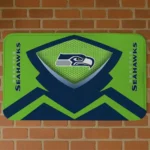 Seattle Seahawks Ninja Mesh Blue Doormat