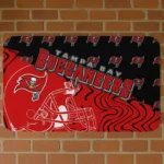 Tampa Bay Buccaneers Football Pride Red Doormat