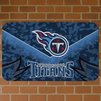 Tennessee Titans Layered Lines Navy Doormat