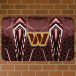 Washington Commanders Graphic Stripes Burgundy Doormat