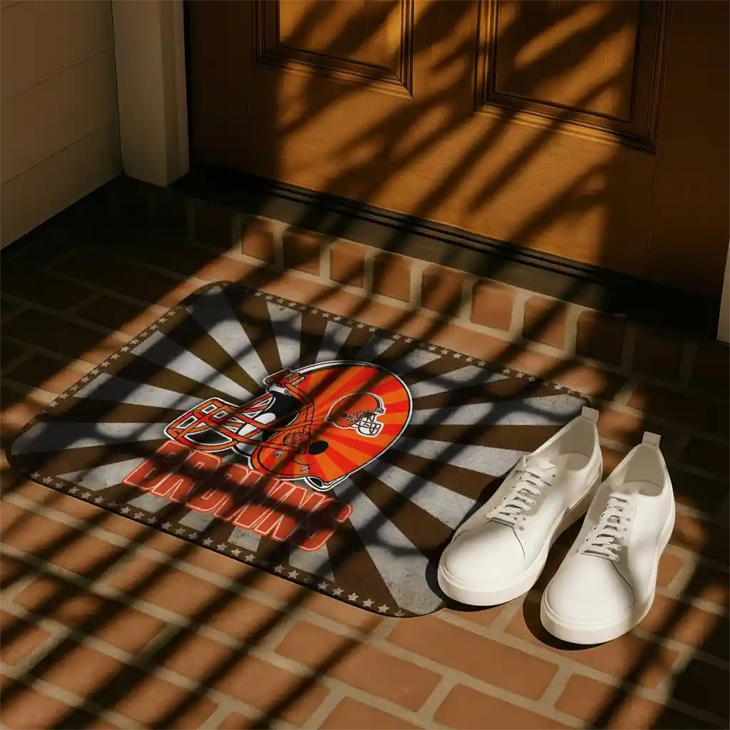 cleveland-browns-helmet-centerpiece-brown-doormat-trendy.webp