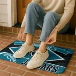 custom-jacksonville-jaguars-football-crest-teal-black-doormat-best-selling.webp