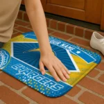 custom-los-angeles-chargers-football-crest-blue-black-doormat-best-selling.webp