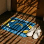 custom-los-angeles-chargers-football-crest-blue-black-doormat-best-selling.webp