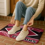 customized-atlanta-falcons-football-crest-red-black-doormat-best-selling.webp