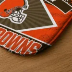 customized-cleveland-browns-football-crest-brown-black-doormat-best-selling.webp