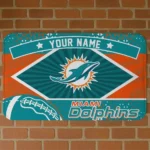 customized-miami-dolphins-football-crest-aqua-black-doormat-best-selling.webp