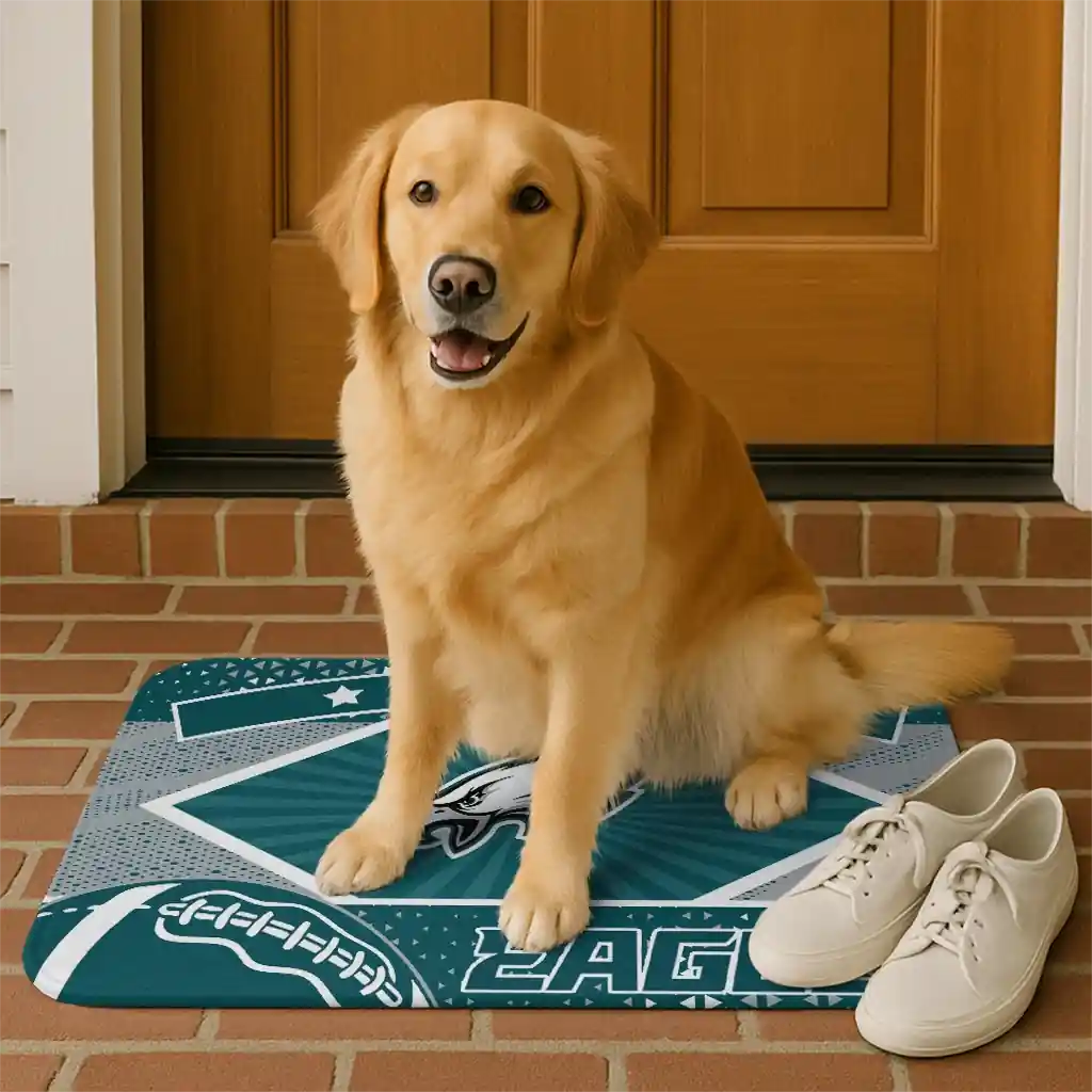customized-philadelphia-eagles-football-crest-green-black-doormat-high-quality.webp