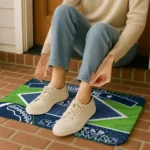 customized-seattle-seahawks-football-crest-blue-black-doormat-best-selling.webp