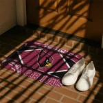 personalized-arizona-cardinals-football-crest-red-black-doormat-best-selling.webp