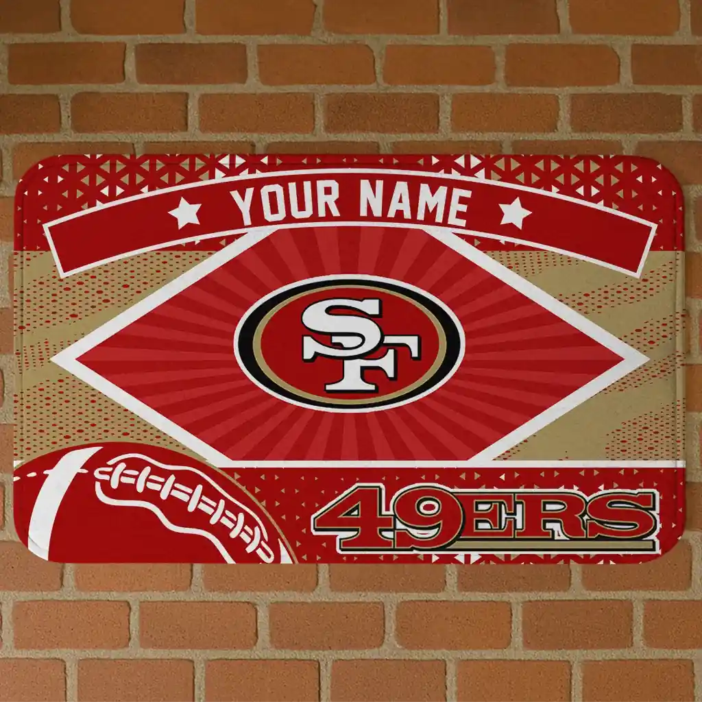 personalized-san-francisco-49ers-football-crest-red-black-doormat-best-selling.webp personalized san francisco 49ers football crest red black doormat best selling