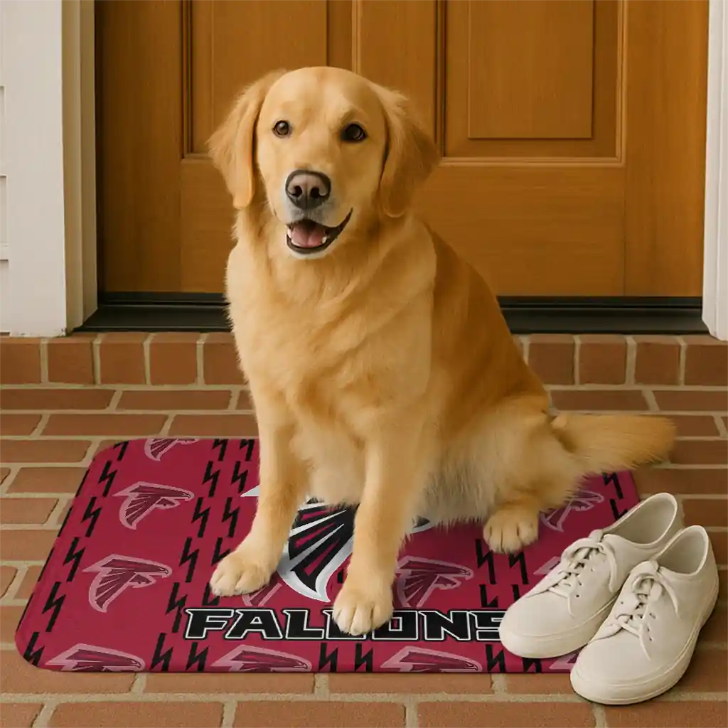 atlanta-falcons-bolt-row-red-doormat-high-quality.webp