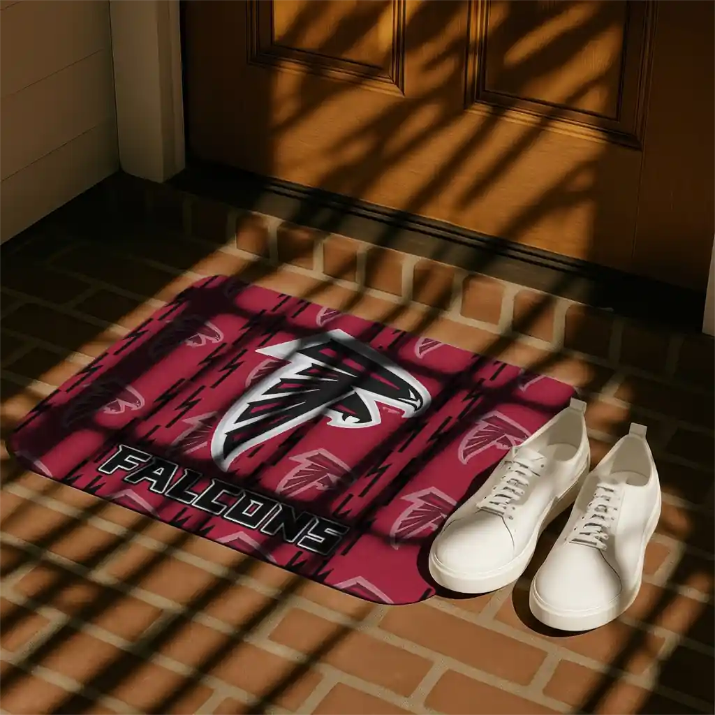 atlanta-falcons-bolt-row-red-doormat-trendy.webp