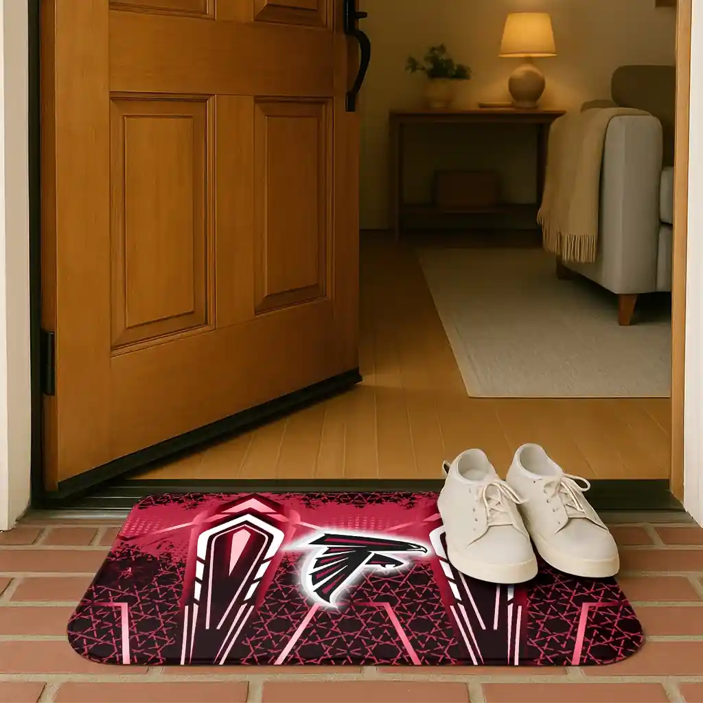 atlanta-falcons-graphic-stripes-red-doormat-fashion-forward.webp