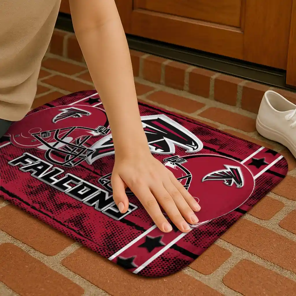 atlanta-falcons-helmet-illustration-red-doormat-premium-grade.webp