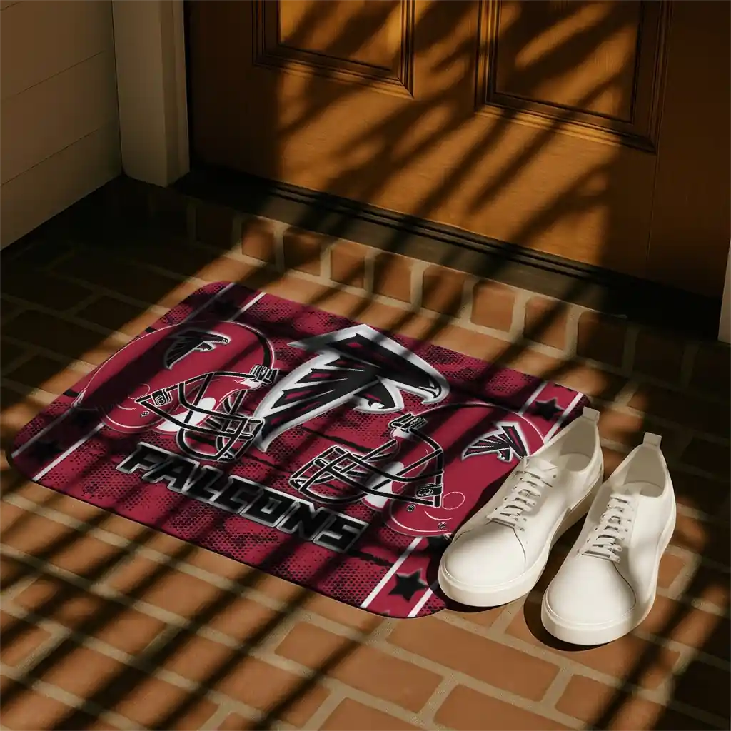 atlanta-falcons-helmet-illustration-red-doormat-trendy.webp