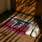 atlanta-falcons-pixel-blur-red-doormat-best-selling.webp