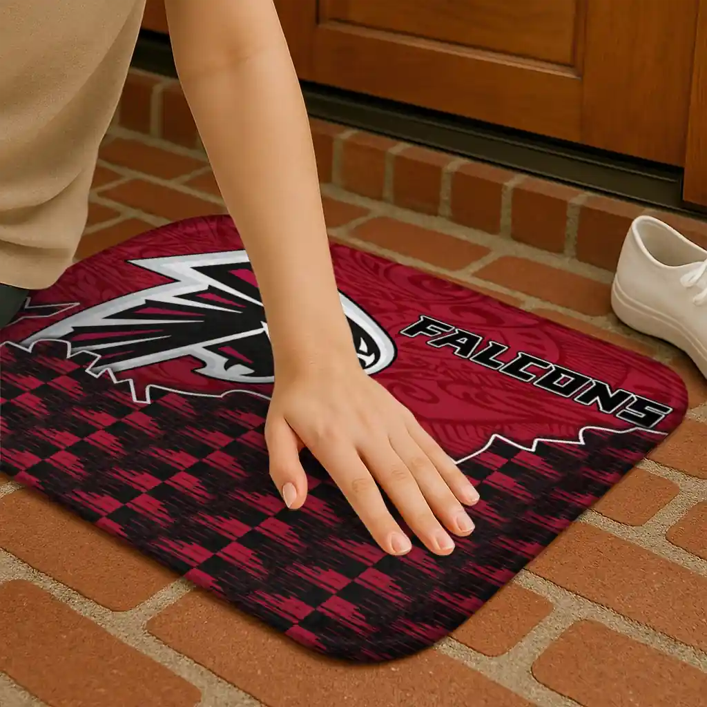 atlanta-falcons-tribal-detailing-red-black-doormat-premium-grade.webp