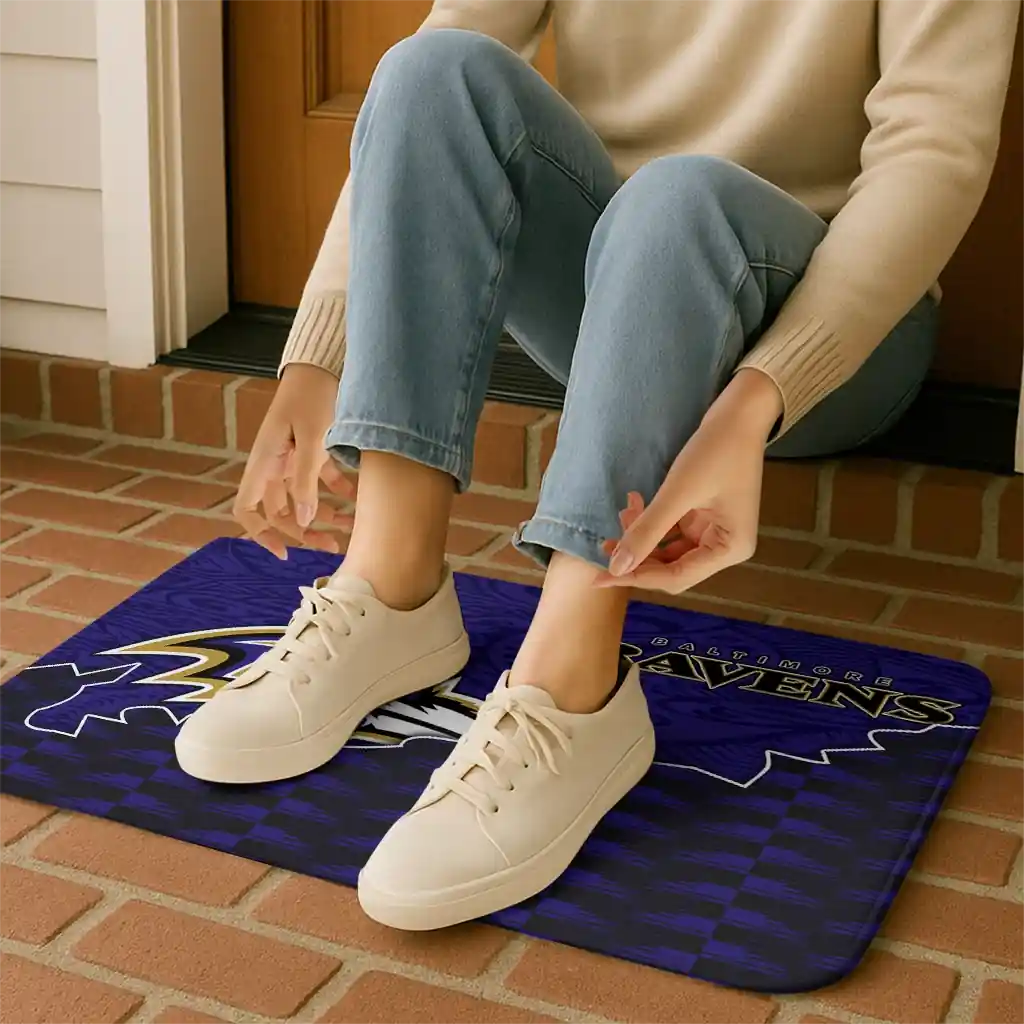 baltimore-ravens-tribal-detailing-purple-black-doormat-top-rated.webp