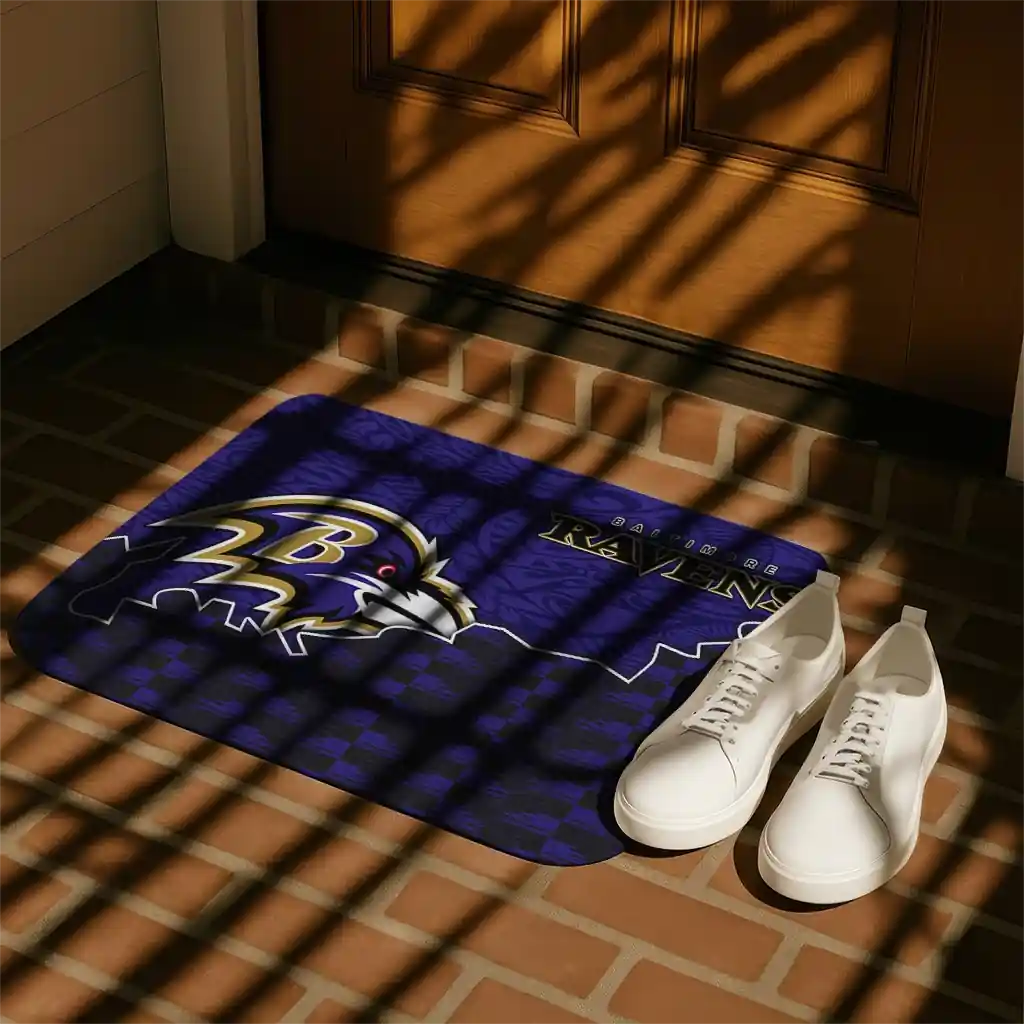 baltimore-ravens-tribal-detailing-purple-black-doormat-trendy.webp