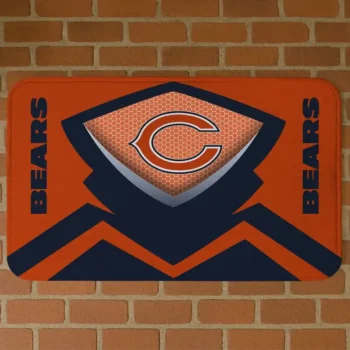 Blue Ninja Mesh Chicago Bears Doormat - Non-Slip Fan Mat