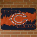 Blue Plate Rip Chicago Bears Doormat - Non-Slip Fan Mat