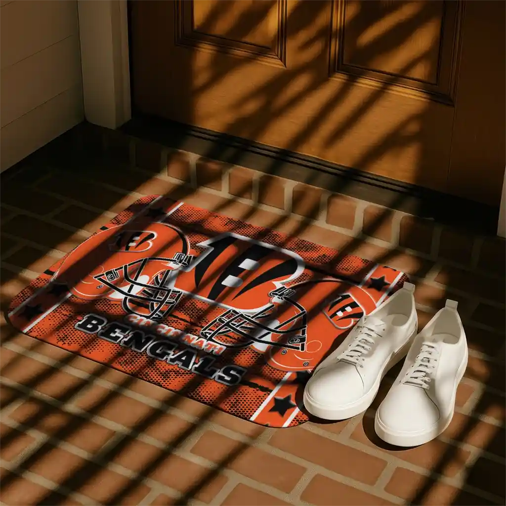 cincinnati-bengals-helmet-illustration-orange-doormat-trendy.webp