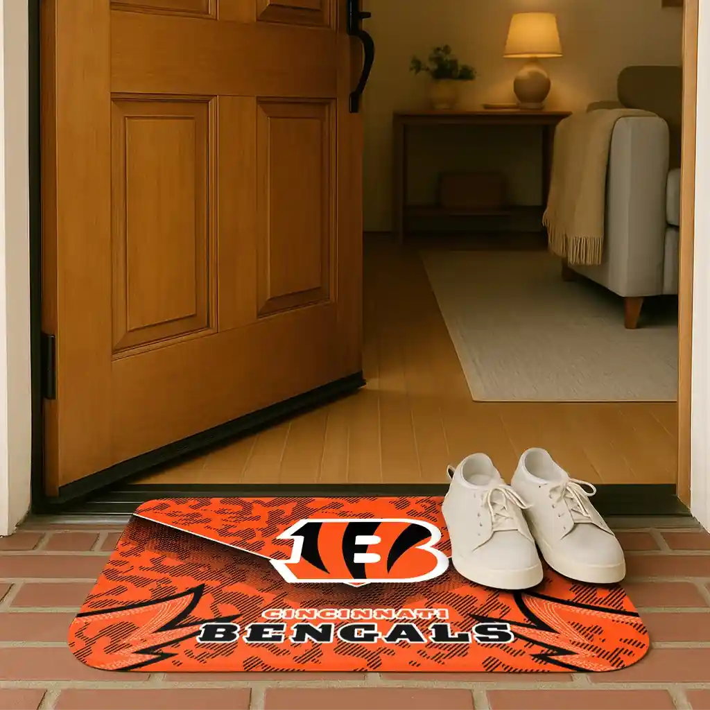 cincinnati-bengals-layered-lines-orange-doormat-fashion-forward.webp