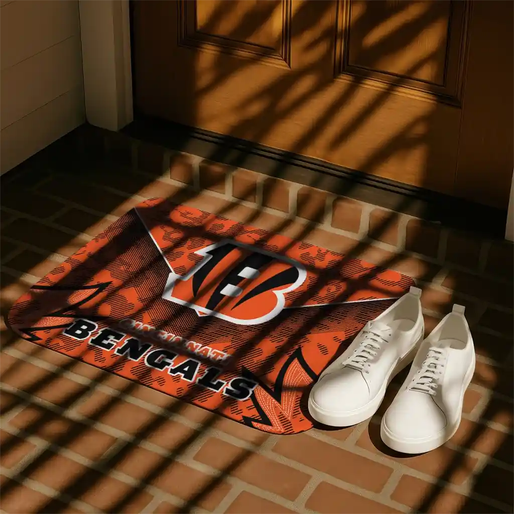 cincinnati-bengals-layered-lines-orange-doormat-trendy.webp