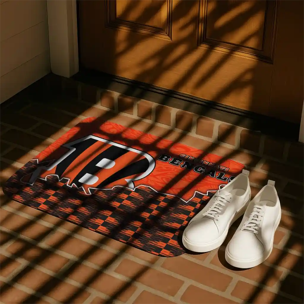 cincinnati-bengals-tribal-detailing-orange-black-doormat-trendy.webp