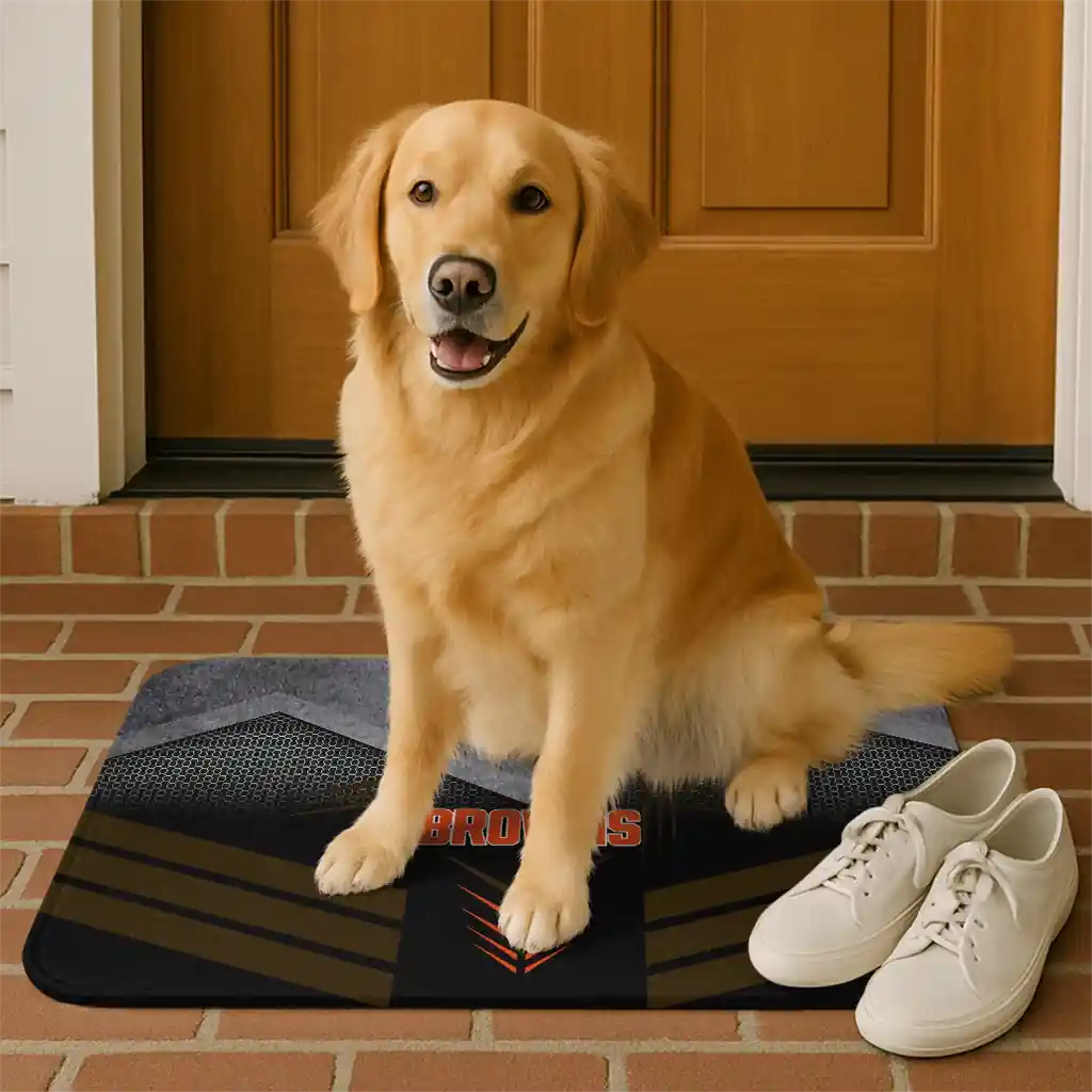 cleveland-browns-chevron-points-brown-black-doormat-high-quality.webp