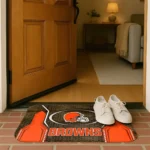 cleveland-browns-hexagon-oval-brown-doormat-best-selling.webp