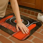cleveland-browns-hexagon-oval-brown-doormat-best-selling.webp