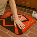 cleveland-browns-ninja-mesh-brown-doormat-best-selling.webp