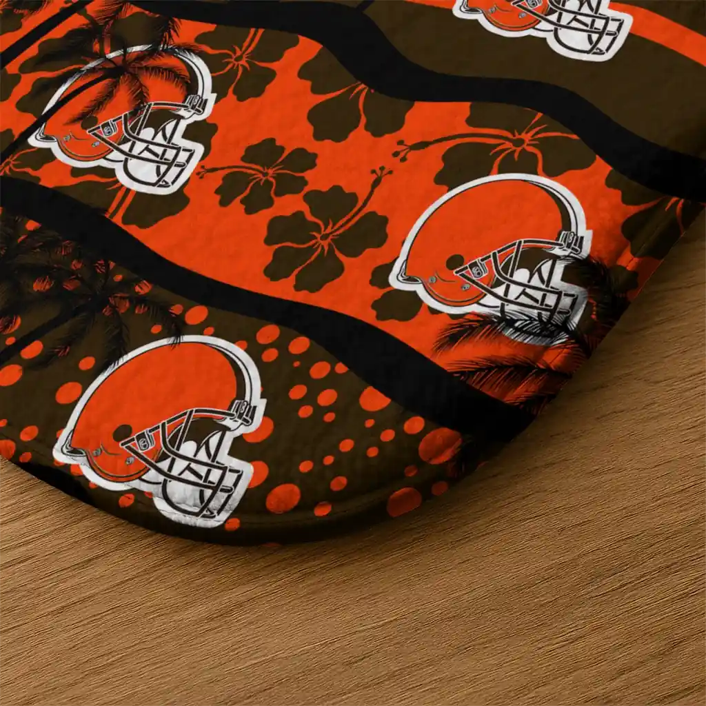 cleveland-browns-palm-silhouette-brown-black-doormat-latest-model.webp