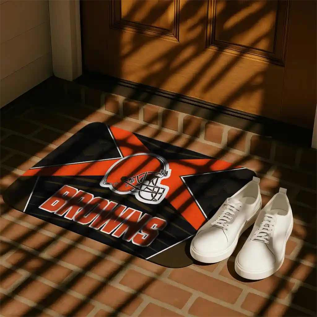 cleveland-browns-techno-camo-brown-black-doormat-trendy.webp