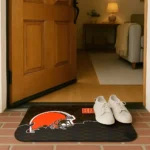 cleveland-browns-tribal-detailing-brown-black-doormat-best-selling.webp