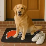 cleveland-browns-tribal-detailing-brown-black-doormat-best-selling.webp