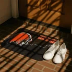 cleveland-browns-tribal-detailing-brown-black-doormat-best-selling.webp