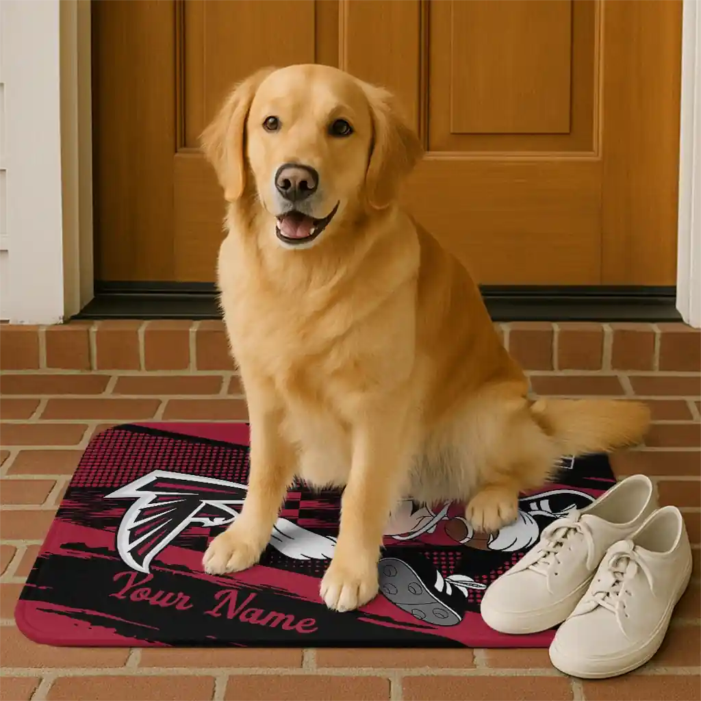 custom-atlanta-falcons-mickey-quarterback-red-black-doormat-high-quality.webp