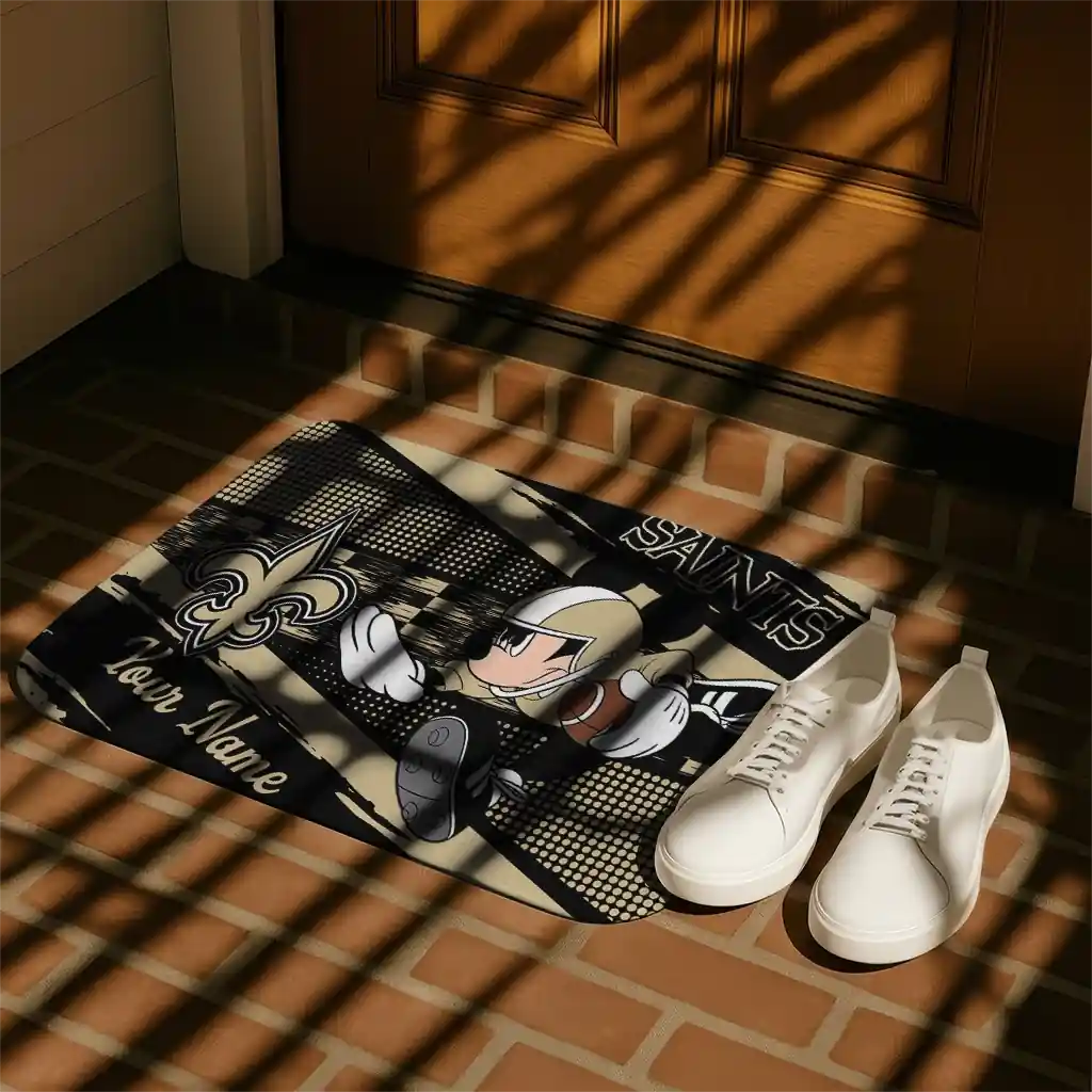 custom-new-orleans-saints-mickey-quarterback-gold-black-doormat-trendy.webp