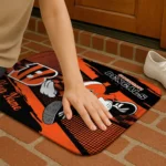 customized-cincinnati-bengals-mickey-quarterback-orange-black-doormat-best-selling.webp