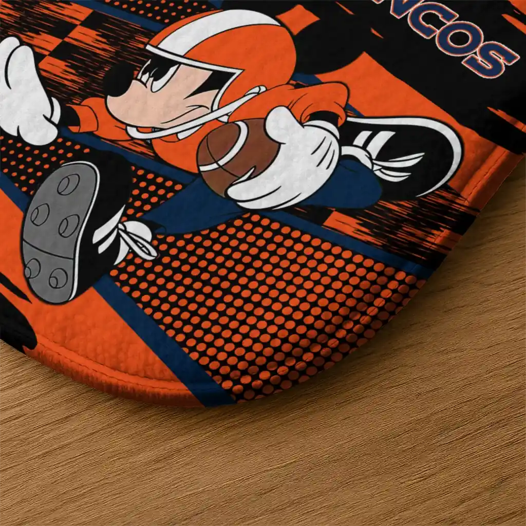 customized-denver-broncos-mickey-quarterback-orange-black-doormat-latest-model.webp