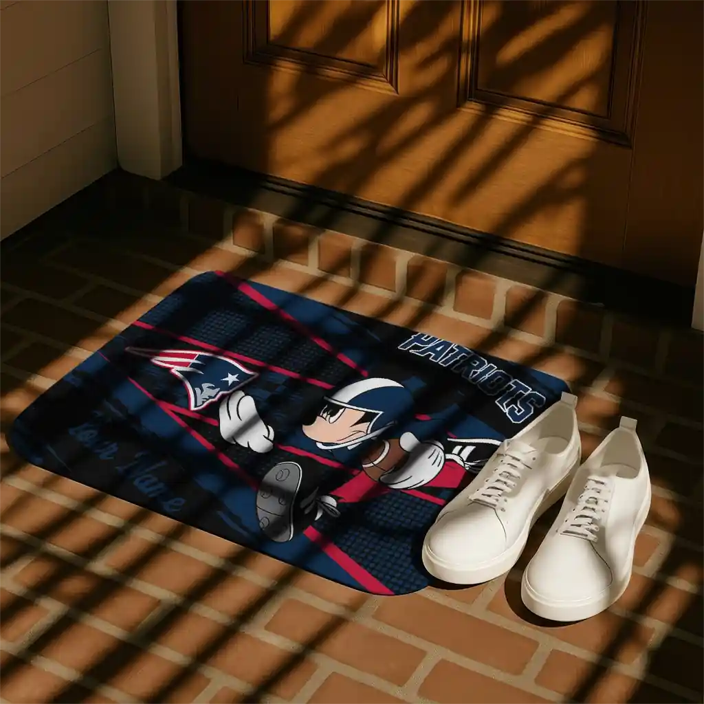customized-new-england-patriots-mickey-quarterback-blue-black-doormat-trendy.webp