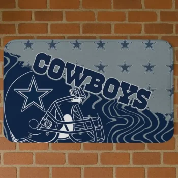 Blue Football Pride Dallas Cowboys Doormat - Non-Slip Fan Mat