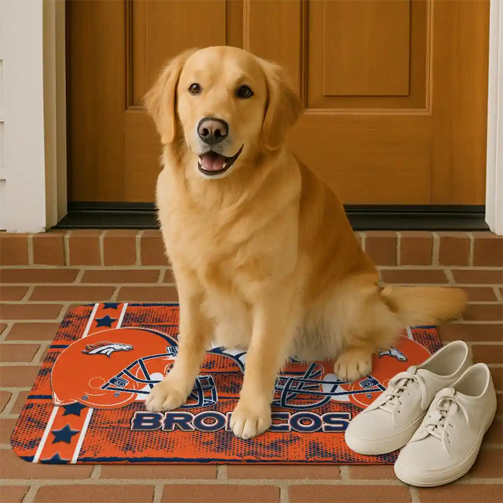 denver-broncos-helmet-illustration-orange-doormat-high-quality.webp