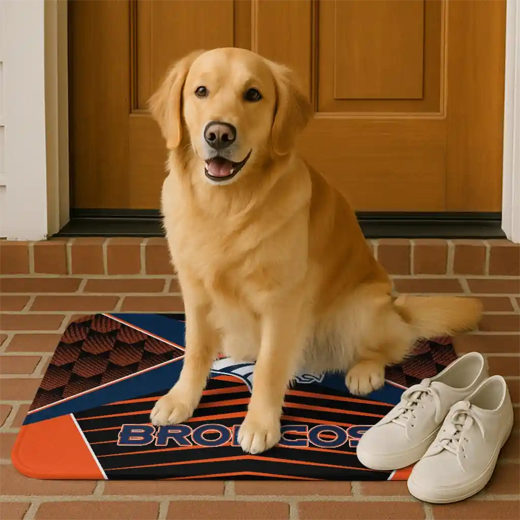 denver-broncos-techno-camo-orange-black-doormat-high-quality.webp