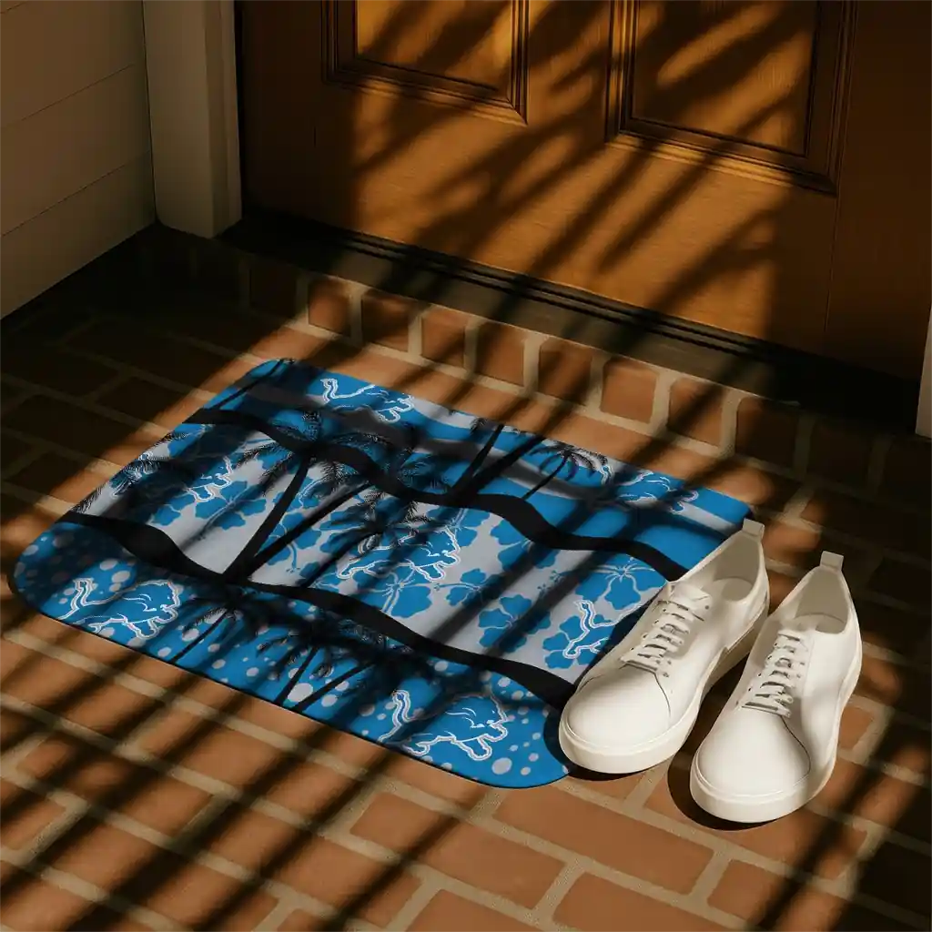 detroit-lions-palm-silhouette-blue-black-doormat-trendy.webp