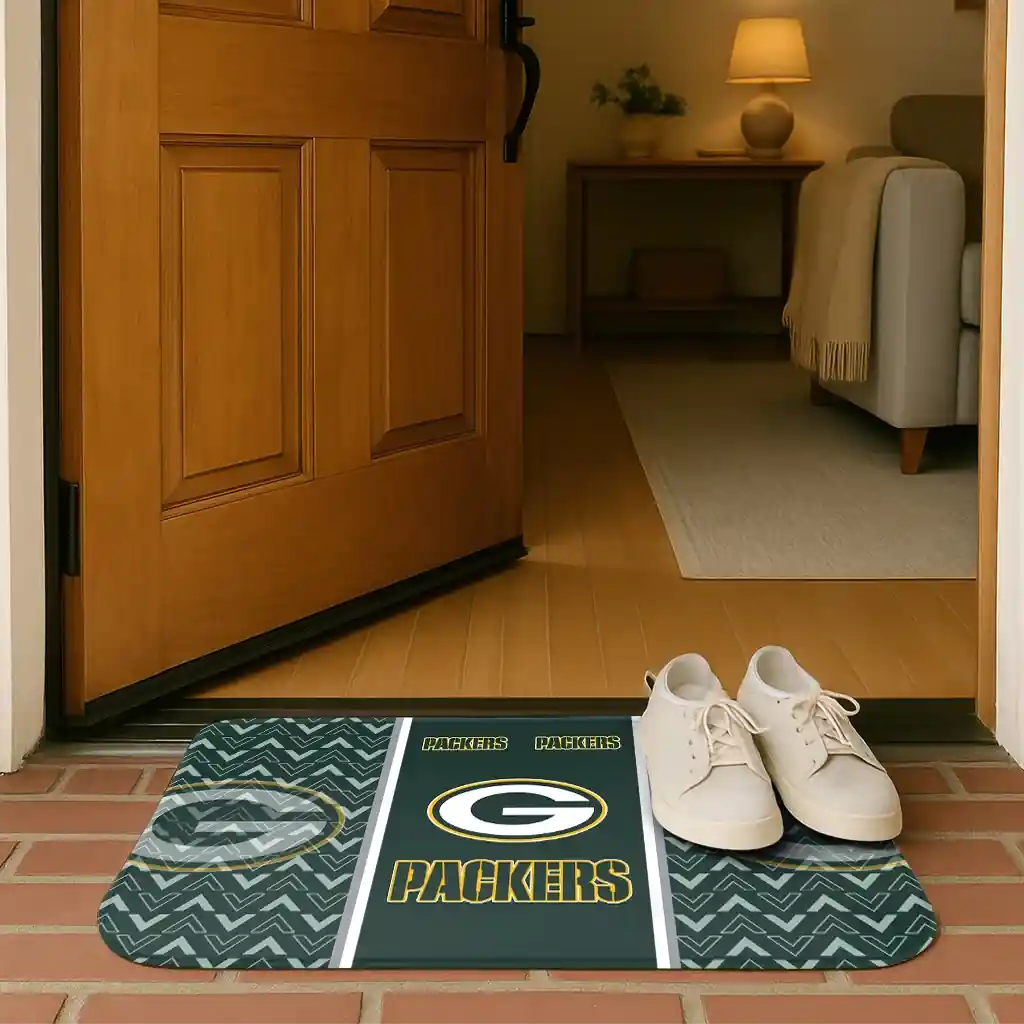green-bay-packers-chevron-stack-green-doormat-fashion-forward.webp