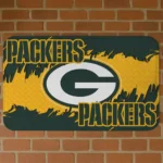 Green Plate Rip Green Bay Packers Doormat - Non-Slip Fan Mat